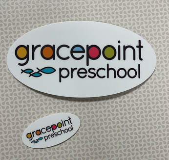 Picture of oval stickers with 